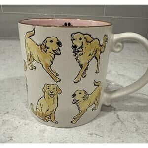 LABRADOR RETRIEVER Hand Painted 21oz Spectrum Designz Mug 2023 Golden Yellow Dog